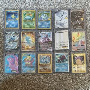 Pokemon bundle 15 very rare cards.